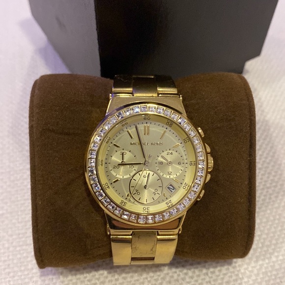 Michael Kors Women’s Gold-Tone Stainless Steel Watch - Picture 2 of 6